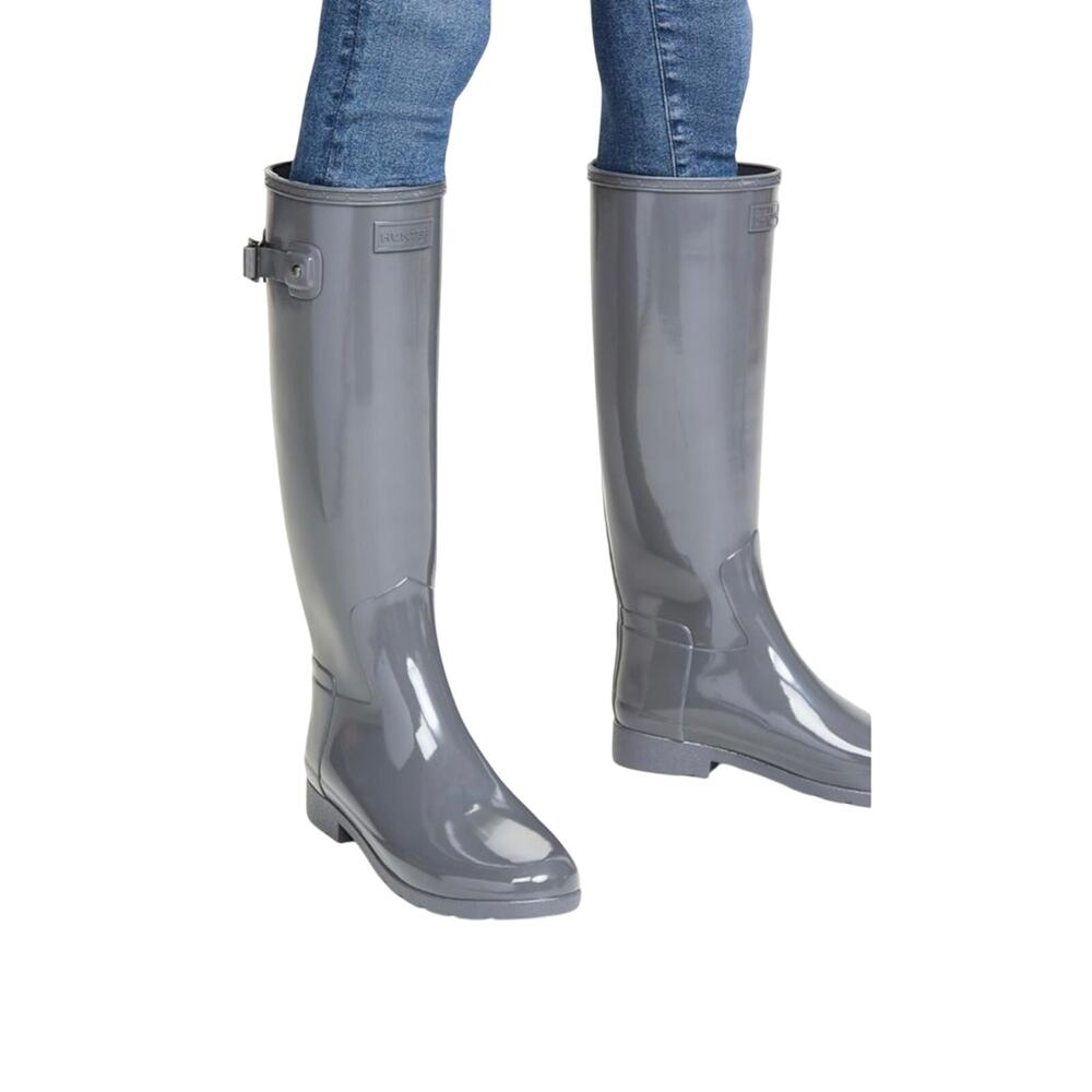 HUNTER Original tall gloss boots Sz 6
